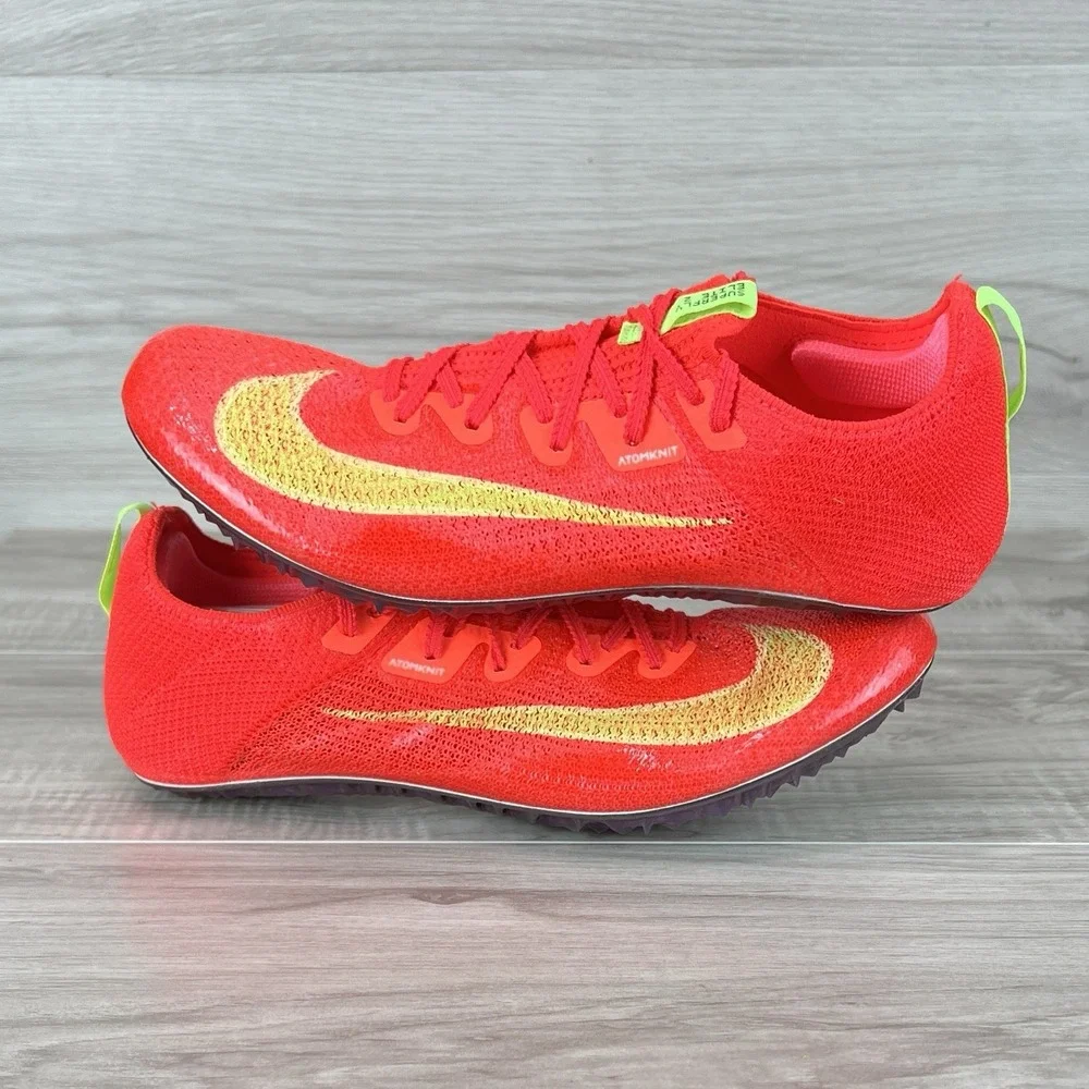 Nike Zoom Superfly Elite 2 Mens Size 9.5 Crimson Track Spike FZ9662-600